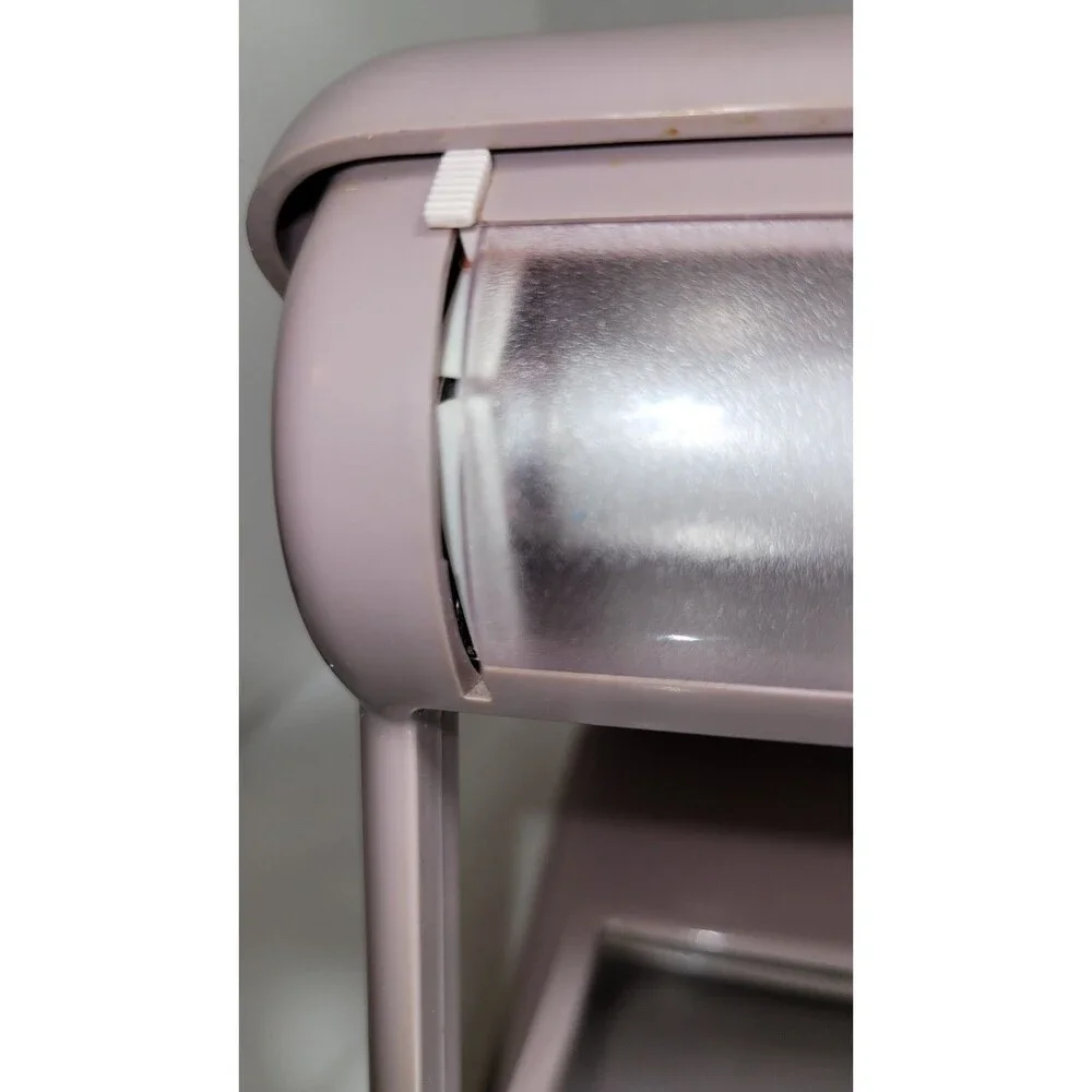 Clairol Pretty Looks Hollywood Vanity Mirror 1983 Purple Gray - AS IS For Repair